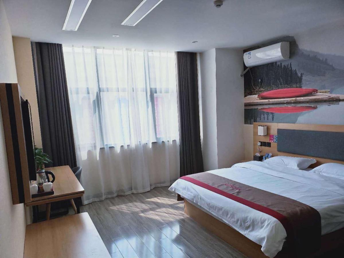 Thank Inn Chain Hotel Anhui Bengbu South Railway Station Exterior foto